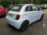 USED 2023 23 FIAT 500e C 42kWh La Prima Convertible 2dr Electric Automatic (118 ps) This convertible is the top of range La Prima finished in the stunning and expensive optional Celestial Blue with Cream Eco Leather Fiat Embossed Seats and comes with both the 3-Pin UK & Mode 3 Charging Cables included.