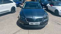 USED 2017 67 SKODA SUPERB Grey 2.0 TSI SE L Executive Estate, 100,000 miles, Euro 6, DSG Automatic, Leather, Sat nav, 18in alloys, F&R sensors, ULEZ compliant. This exceptional 2017 Skoda Superb 2.0 TSI SE L Executive DSG Estate is a superb example of Skoda's flagship family vehicle, having had just two previous owners from new. Powered by the impressive 2.0 litre turbocharged petrol engine producing 220 PS and paired with the smooth DSG automatic gearbox, it delivers outstanding performance whilst maintaining excellent comfort and refinement. Capable of reaching 0-60 mph in just 6.9 seconds, this Superb offers effortless motorway cruising and responsi
