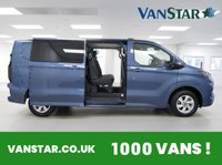 USED 2025 74 FORD TRANSIT CUSTOM 320 2.0 EBL 136 BHP L2 LONG LIMITED AUTOMATIC 6 SEATER CREWCAB NEW SHAPE | 6 SEATER | AUTOMATIC | SAT NAV