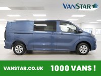 USED 2025 74 FORD TRANSIT CUSTOM 320 2.0 EBL 136 BHP L2 LONG LIMITED AUTOMATIC 6 SEATER CREWCAB NEW SHAPE | 6 SEATER | AUTOMATIC | SAT NAV