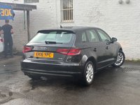 USED 2016 16 AUDI A3 1.4 TFSI SE Sportback 5dr Petrol Manual Euro 6 (s/s) (125 ps) THIS LOVELY 1.4 PETROL SPORTBACK COMES WITH AN MOT UNTIL MAY 2027, AN AA INSPECTION, DAB RADIO, BLUETOOTH, ALLOY WHEELS AND MUCH MORE