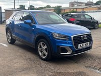 USED 2017 17 AUDI Q2 1.0 TFSI Sport SUV 5 Door Petrol Manual Blue Euro 6  +BLUETOOTH+REAR PARK SENSORS+USB