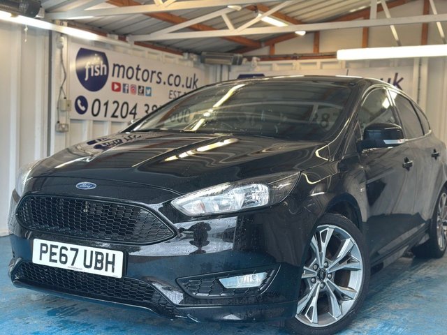 View our Ford Focus 1.5 TDCi ST-Line Hatchback 5dr Diesel Manual Euro 6 (s/s) (120 ps)+2 KEYS+SERVICE-10 STAMPS+AIRCON+APPLE CAR PLAY/ANDROID AUTO+NAV+DAB+SENSORS+ALLOYS+HPI CLEAR+VOSA MOT HISTORY,+FULL DEALER FACILITIES+GOOD MPG,+RAC CHECKED+The car is in very good condition in and out . Bodywork and interior clean for age and mileage . Interior is clean and tyres good ,Engine and gearbox in good order.