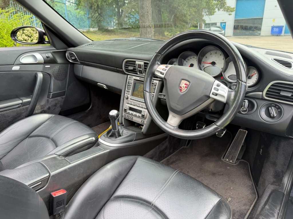 USED 2007 PORSCHE 911 3.8 997 Carrera 4S Cabriolet 2dr Petrol Manual AWD (285 g/km, 350 bhp) SAT NAV, HEATED LEATHER