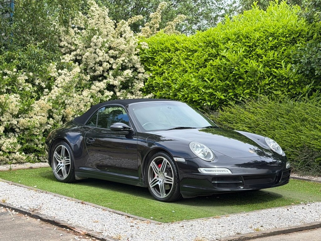 USED 2007 PORSCHE 911 3.8 997 Carrera 4S Cabriolet 2dr Petrol Manual AWD (285 g/km, 350 bhp) SAT NAV, HEATED LEATHER