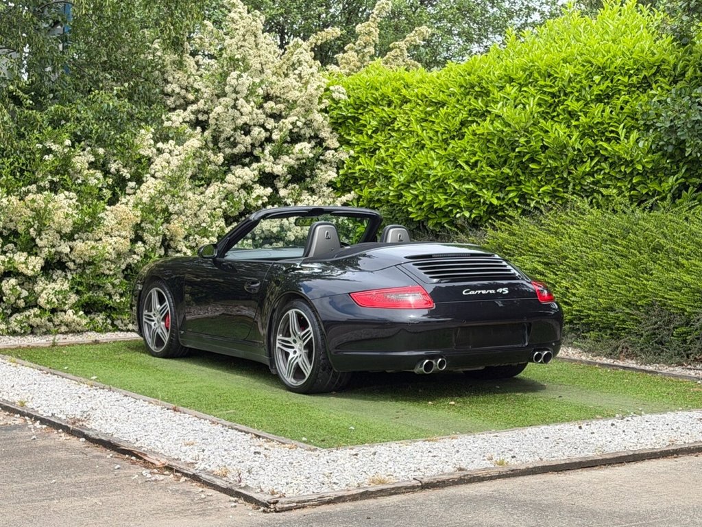 USED 2007 PORSCHE 911 3.8 997 Carrera 4S Cabriolet 2dr Petrol Manual AWD (285 g/km, 350 bhp) SAT NAV, HEATED LEATHER