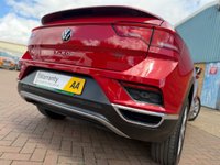 USED 2021 VOLKSWAGEN T-ROC 1.5 TSI EVO Design Cabriolet Kings Red Vienna Leather Petrol DSG Euro 6 (s/s) (150 ps) LOVELY SPEC T-ROC CABRIOLET VIENNA LEATHER LEATHER DISCOVER MEDIA NAVIGATION DAB PHONE PROJECTION