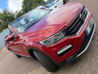 USED 2021 VOLKSWAGEN T-ROC 1.5 TSI EVO Design Cabriolet Kings Red Vienna Leather Petrol DSG Euro 6 (s/s) (150 ps) LOVELY SPEC T-ROC CABRIOLET VIENNA LEATHER LEATHER DISCOVER MEDIA NAVIGATION DAB PHONE PROJECTION