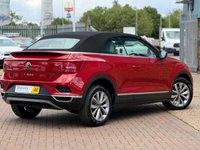 USED 2021 VOLKSWAGEN T-ROC 1.5 TSI EVO Design Cabriolet Kings Red Vienna Leather Petrol DSG Euro 6 (s/s) (150 ps) LOVELY SPEC T-ROC CABRIOLET VIENNA LEATHER LEATHER DISCOVER MEDIA NAVIGATION DAB PHONE PROJECTION
