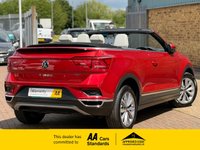 USED 2021 VOLKSWAGEN T-ROC 1.5 TSI EVO Design Cabriolet Kings Red Vienna Leather Petrol DSG Euro 6 (s/s) (150 ps) LOVELY SPEC T-ROC CABRIOLET VIENNA LEATHER LEATHER DISCOVER MEDIA NAVIGATION DAB PHONE PROJECTION