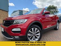 USED 2021 VOLKSWAGEN T-ROC 1.5 TSI EVO Design Cabriolet Kings Red Vienna Leather Petrol DSG Euro 6 (s/s) (150 ps) LOVELY SPEC T-ROC CABRIOLET VIENNA LEATHER LEATHER DISCOVER MEDIA NAVIGATION DAB PHONE PROJECTION