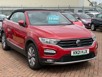 2021 VOLKSWAGEN T-ROC 1.5 TSI EVO Design Cabriolet 2dr Petrol DSG Euro 6 (s/s) (150 ps) £21995.00