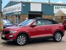 USED 2021 VOLKSWAGEN T-ROC 1.5 TSI EVO Design Cabriolet Kings Red Vienna Leather Petrol DSG Euro 6 (s/s) (150 ps) LOVELY SPEC T-ROC CABRIOLET VIENNA LEATHER LEATHER DISCOVER MEDIA NAVIGATION DAB PHONE PROJECTION