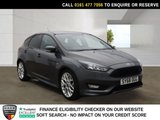 USED 2018 68 FORD FOCUS 1.0T EcoBoost ST-Line Hatchback 5dr Petrol Manual Euro 6 (s/s) (140 ps) EXCELLENT HISTORY+SAT NAV