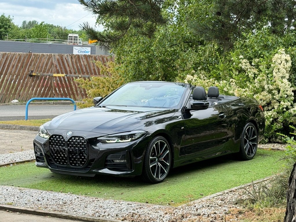 USED 2021 71 BMW 4 SERIES 3.0 430d MHT M Sport Convertible 2dr Diesel Hybrid Auto Euro 6 (s/s) (286 ps) HEATED LEATHER, R/CAM, S/NAV