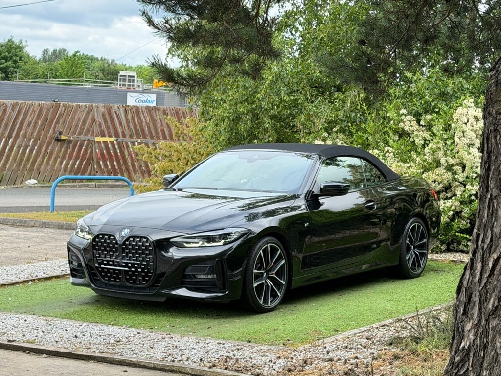 USED 2021 71 BMW 4 SERIES 3.0 430d MHT M Sport Convertible 2dr Diesel Hybrid Auto Euro 6 (s/s) (286 ps) HEATED LEATHER, R/CAM, S/NAV