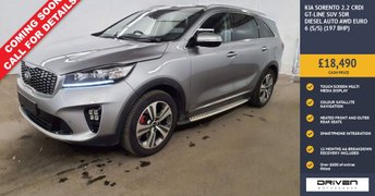 2020 KIA SORENTO 2.2 CRDi GT-Line SUV 5dr Diesel Auto AWD Euro 6 (s/s) (197 bhp) £18490.00