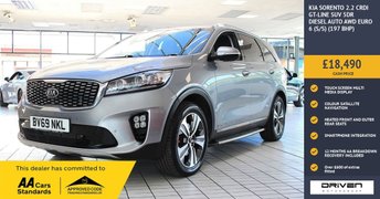 2020 KIA SORENTO 2.2 CRDi GT-Line SUV 5dr Diesel Auto AWD Euro 6 (s/s) (197 bhp) £18490.00