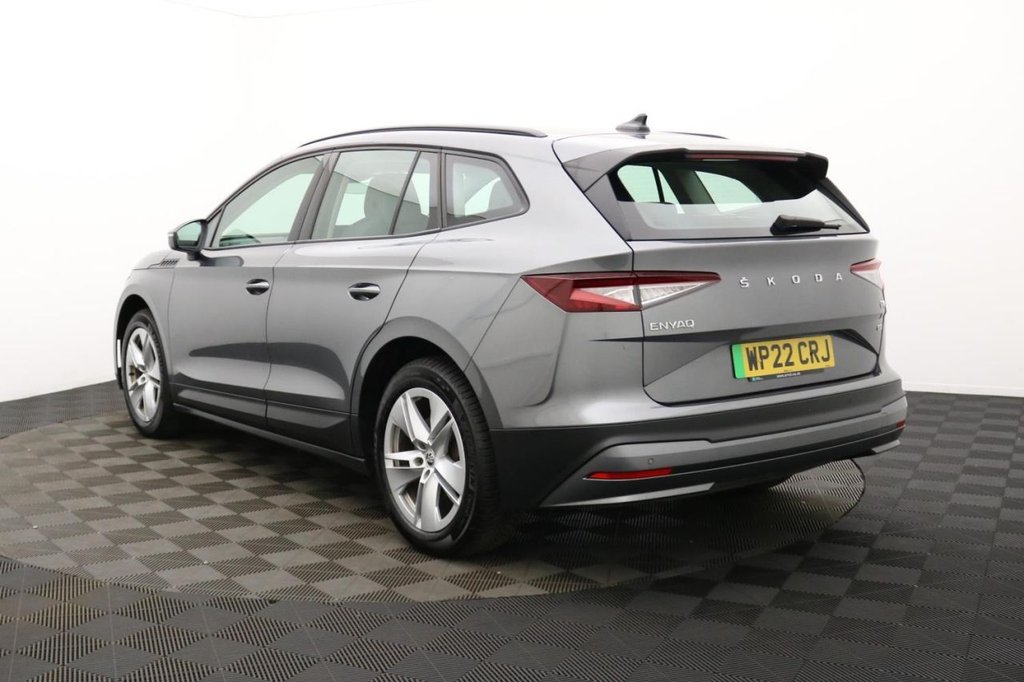 USED 2022 22 SKODA ENYAQ iV 62kWh 60 SUV 5dr Electric Auto (DC120kW) (179 ps) Car Play, Sat Nav, Sensors