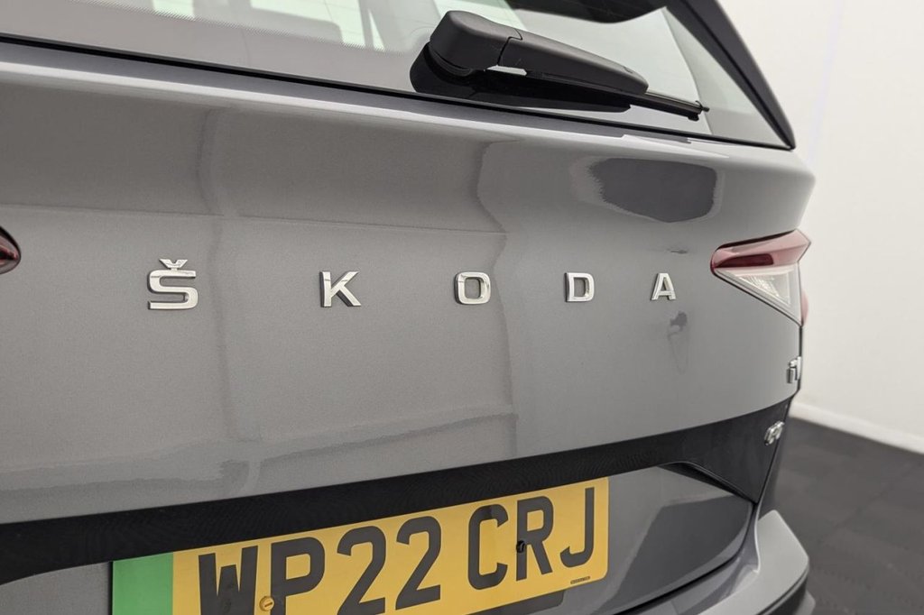 USED 2022 22 SKODA ENYAQ iV 62kWh 60 SUV 5dr Electric Auto (DC120kW) (179 ps) Car Play, Sat Nav, Sensors