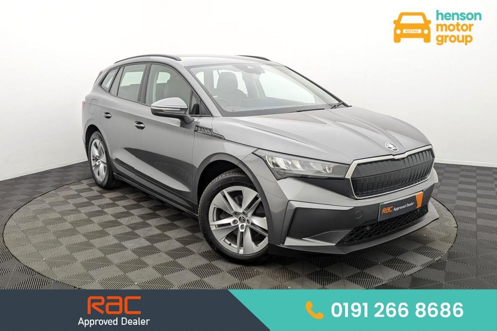 USED 2022 22 SKODA ENYAQ iV 62kWh 60 SUV 5dr Electric Auto (DC120kW) (179 ps) Car Play, Sat Nav, Sensors