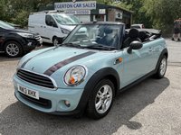 USED 2013 13 MINI CONVERTIBLE 1.6 One Convertible 2dr Petrol Manual Euro 6 (98 ps) RARE LOW MILES + 4 X MICHELLIN TYRES + RARE COLOUR + FSH