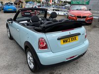 USED 2013 13 MINI CONVERTIBLE 1.6 One Convertible 2dr Petrol Manual Euro 6 (98 ps) RARE LOW MILES + 4 X MICHELLIN TYRES + RARE COLOUR + FSH