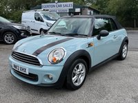USED 2013 13 MINI CONVERTIBLE 1.6 One Convertible 2dr Petrol Manual Euro 6 (98 ps) RARE LOW MILES + 4 X MICHELLIN TYRES + RARE COLOUR + FSH