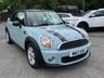 USED 2013 13 MINI CONVERTIBLE 1.6 One Convertible 2dr Petrol Manual Euro 6 (98 ps) RARE LOW MILES + 4 X MICHELLIN TYRES + RARE COLOUR + FSH
