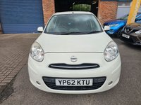 USED 2012 62 NISSAN MICRA 1.2 12V Acenta Hatchback 5dr Petrol CVT Euro 5 (80 ps) Automatic, Alloys, History, Superb!
