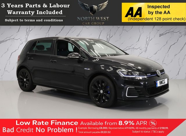 View our Volkswagen Golf 1.4 TSI 8.7kWh GTE Advance Hatchback 5dr Petrol Plug-in Hybrid DSG Euro 6 (s/s) (204 ps) ***DRIVE AWAY TODAY*** NATIONWIDE PARTS & LABOUR WARRANTY INCLUDED + 12 MONTHS AA BREAKDOWN FREE