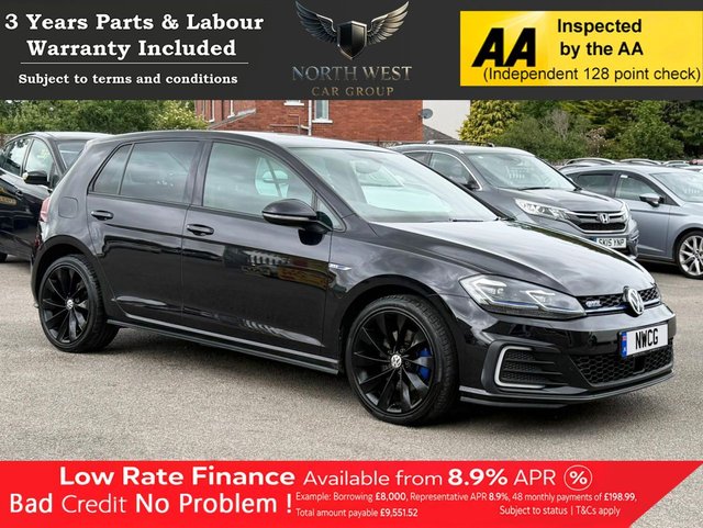 View our Volkswagen Golf 1.4 TSI 8.7kWh GTE Advance Hatchback 5dr Petrol Plug-in Hybrid DSG Euro 6 (s/s) (204 ps) ***DRIVE AWAY TODAY*** NATIONWIDE PARTS & LABOUR WARRANTY INCLUDED + 12 MONTHS AA BREAKDOWN FREE