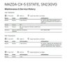 USED 2023 23 MAZDA CX-5 2.0 e-SKYACTIV G MHEV Exclusive-Line SUV 5dr Petrol Manual Euro 6 (s/s) (165 ps) ONE OWNER FROM NEW