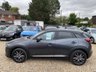 USED 2018 18 MAZDA CX-3 2.0 SKYACTIV-G Sport Nav SUV 5dr Petrol Manual Euro 6 (s/s) (121 ps) ONLY 54,143 MILES+7 INCH COLOUR TOUCHSCREEN DISPLAY WHICH FEATURES SATELLITE NAVIGATION+RADIO-CD-MP3 PREMIUM BOSE SOUND SYSTEM+BLUETOOTH AUDIO STREAMING+AUTOMATIC CLIMATE CONTROL AIR-CONDITIONING+LANE DEPARTURE WARNING+LUXURIOUS HEATED SEATS+HEATED STEERING WHEEL+DUSK SENSING AUTOMATIC HEADLIGHTS+RAIN-SENSING WINDSCREEN WIPERS+PARKING ASSISTANCE WITH PARKING CAMERA+'METEOR GREY' PAINT+18 INCH ALLOY WHEELS.
