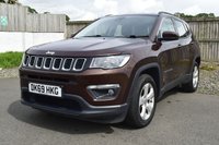 USED 2019 69 JEEP COMPASS 1.6 MultiJetII Longitude SUV 5dr Diesel Manual Euro 6 (s/s) (120 ps) 