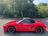 USED 2009 09 PORSCHE BOXSTER 3.4 987 S Convertible 2dr Petrol Manual (223 g/km, 310 bhp)-Lovely Example, Finished In Rare Guards Red-Heated Stone Grey Leather Upholstery-Sound Package Plus-Wind Deflector-Rear Park Assist-6 Speed Manual-Bluetooth-Satnav-19 Inch Carrera Sport Alloy Wheels-What a Car. 