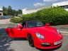 USED 2009 09 PORSCHE BOXSTER 3.4 987 S Convertible 2dr Petrol Manual (223 g/km, 310 bhp)-Lovely Example, Finished In Rare Guards Red-Heated Stone Grey Leather Upholstery-Sound Package Plus-Wind Deflector-Rear Park Assist-6 Speed Manual-Bluetooth-Satnav-19 Inch Carrera Sport Alloy Wheels-What a Car. 
