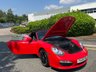 USED 2009 09 PORSCHE BOXSTER 3.4 987 S Convertible 2dr Petrol Manual (223 g/km, 310 bhp)-Lovely Example, Finished In Rare Guards Red-Heated Stone Grey Leather Upholstery-Sound Package Plus-Wind Deflector-Rear Park Assist-6 Speed Manual-Bluetooth-Satnav-19 Inch Carrera Sport Alloy Wheels-What a Car. 