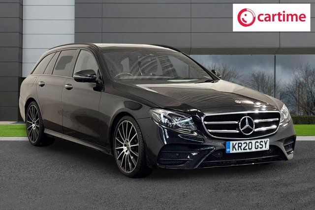 View our Mercedes-Benz E-Class 2.0 E300d AMG Line Night Edition (Premium Plus) Estate 5dr Diesel G-Tronic+ Euro 6 (s/s) (245 ps) Parking Package, Memory Package, Stowage Package, Heated Front Seats, 20In Alloys