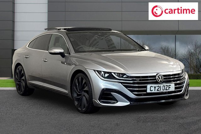 View our Volkswagen Arteon 2.0 TSI R-Line Fastback 5dr Petrol DSG Euro 6 (s/s) (190 ps) Panoramic Sunroof, Front / Rear Parking Sensors, App-Connect, Heated Front Seats, Discover Navigation
