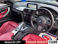 USED 2017 67 BMW 3 SERIES 330d 3.0 M-Sport Shadow Edition [Nav] 4dr - &pound;4k Extras! RED LEATHER | PRO NAV | HK