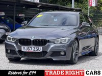 USED 2017 67 BMW 3 SERIES 330d 3.0 M-Sport Shadow Edition [Nav] 4dr - &pound;4k Extras! RED LEATHER | PRO NAV | HK