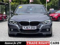 USED 2017 67 BMW 3 SERIES 330d 3.0 M-Sport Shadow Edition [Nav] 4dr - &pound;4k Extras! RED LEATHER | PRO NAV | HK