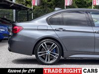 USED 2017 67 BMW 3 SERIES 330d 3.0 M-Sport Shadow Edition [Nav] 4dr - &pound;4k Extras! RED LEATHER | PRO NAV | HK