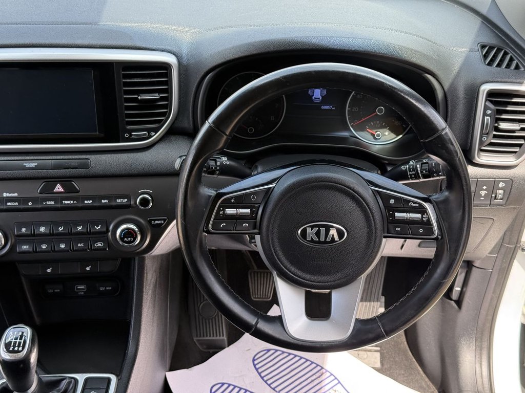 USED 2019 19 KIA SPORTAGE 1.6 GDi 2 SUV 5dr Petrol Manual Euro 6 (s/s) (130 bhp) Rear Camera, Heated Seats