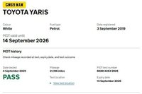 USED 2019 69 TOYOTA YARIS 1.5 VVT-i Y20 Hatchback 5dr Petrol CVT Euro 6 (111 ps) Comprehensive Service History  |  Only 2 Owners From Brand New  |  Set of  2 Keys