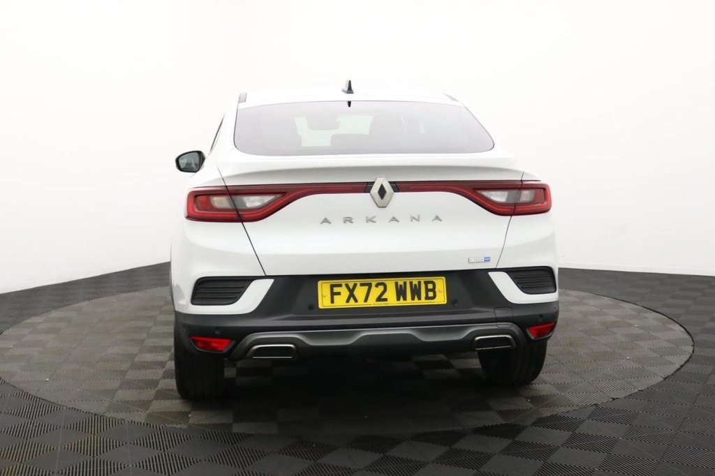 USED 2022 72 RENAULT ARKANA 1.6 E-TECH r.s. line SUV 5dr Petrol Hybrid Auto 2WD Euro 6 (s/s) (145 bhp) Sat Nav, Heated Seats, Keyless