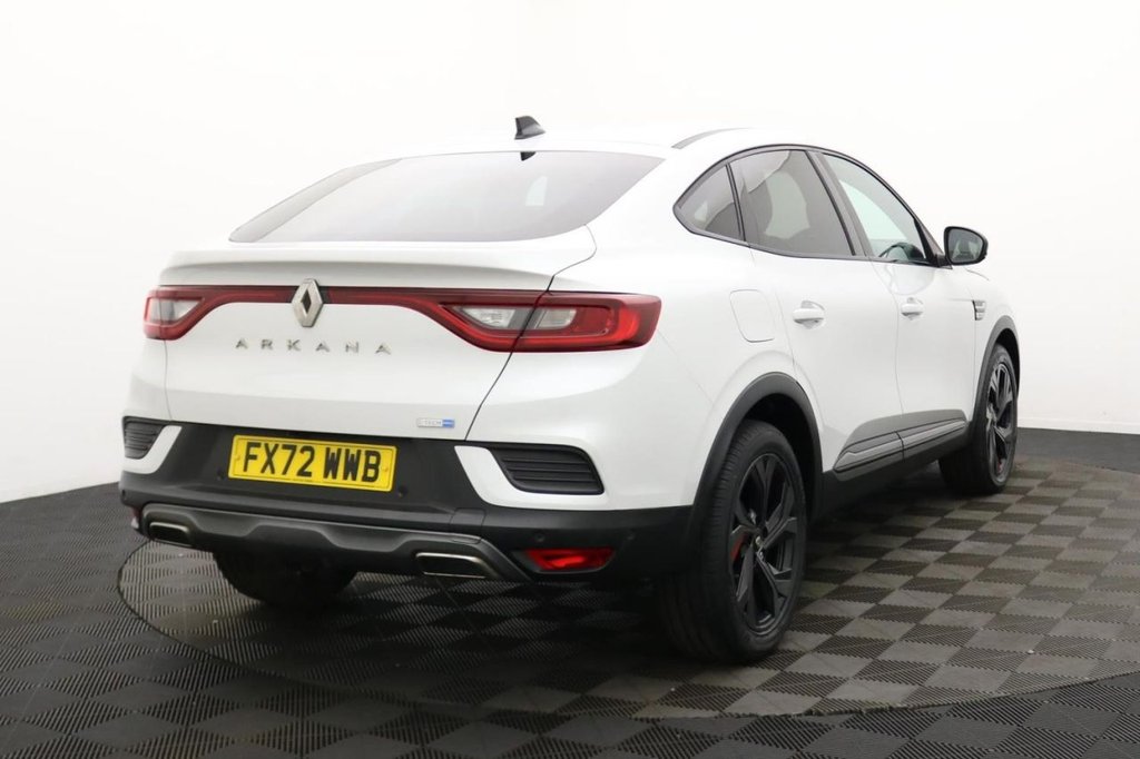 USED 2022 72 RENAULT ARKANA 1.6 E-TECH r.s. line SUV 5dr Petrol Hybrid Auto 2WD Euro 6 (s/s) (145 bhp) Sat Nav, Heated Seats, Keyless