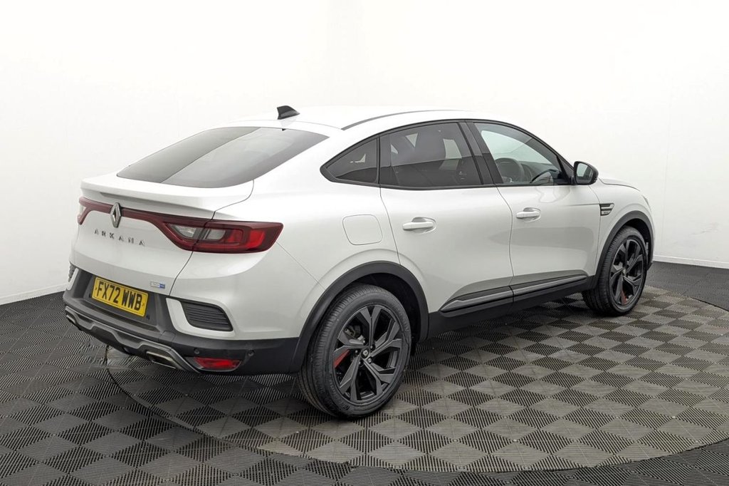 USED 2022 72 RENAULT ARKANA 1.6 E-TECH r.s. line SUV 5dr Petrol Hybrid Auto 2WD Euro 6 (s/s) (145 bhp) Sat Nav, Heated Seats, Keyless