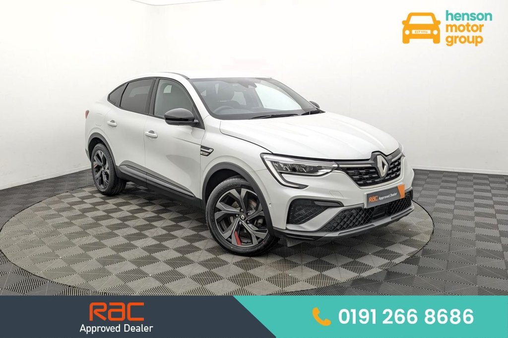 USED 2022 72 RENAULT ARKANA 1.6 E-TECH r.s. line SUV 5dr Petrol Hybrid Auto 2WD Euro 6 (s/s) (145 bhp) Sat Nav, Heated Seats, Keyless